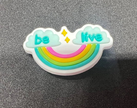 Rainbow Believe Charm