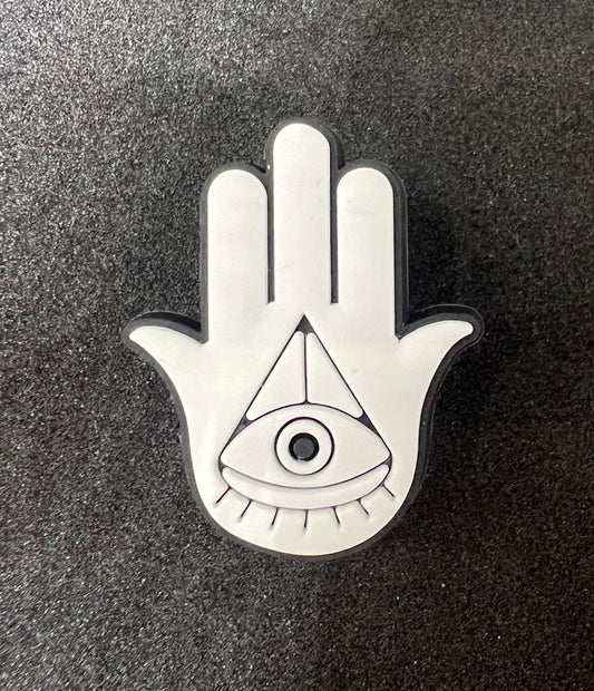 White Hamsa Hand