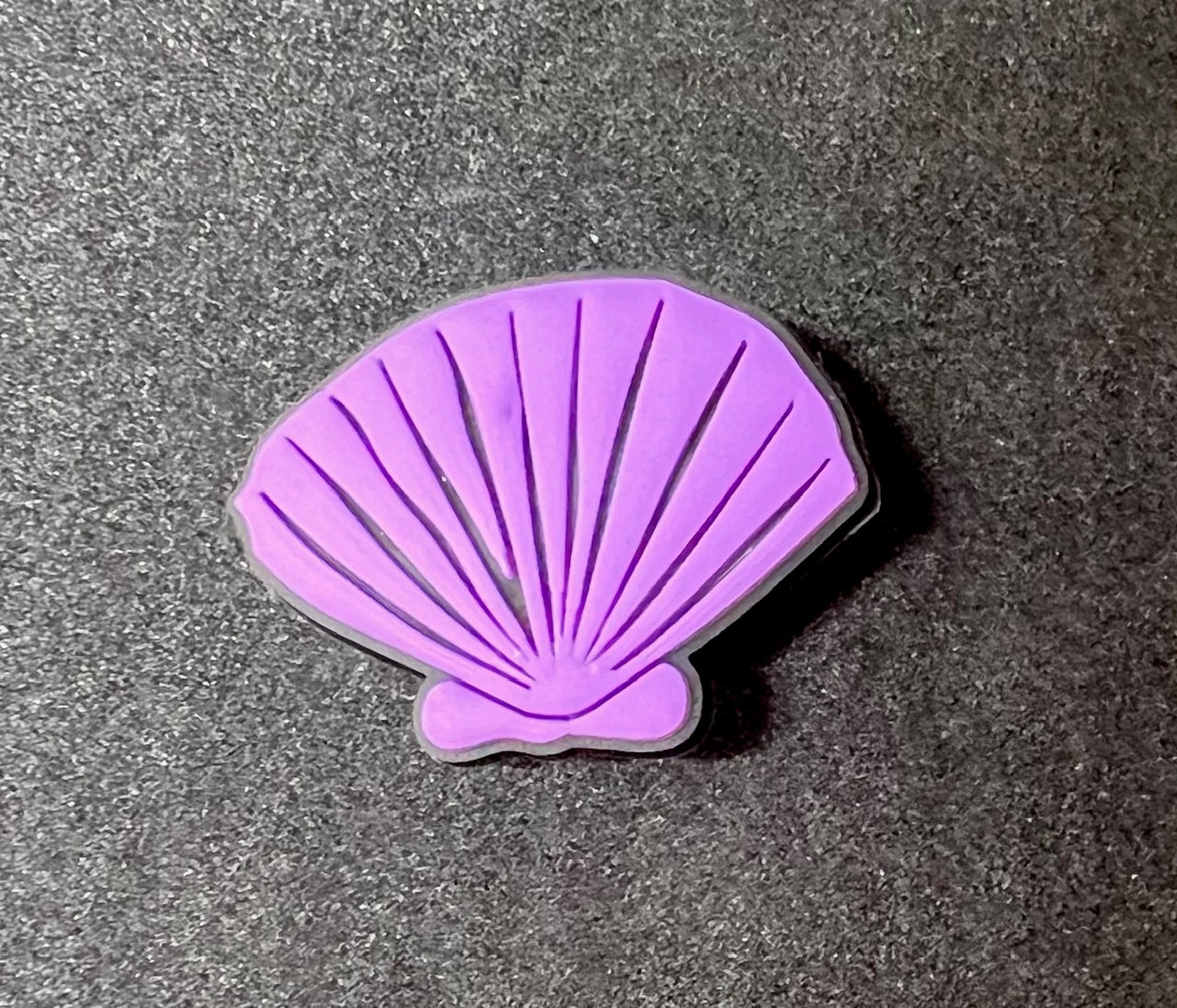 Purple Seashell Charm