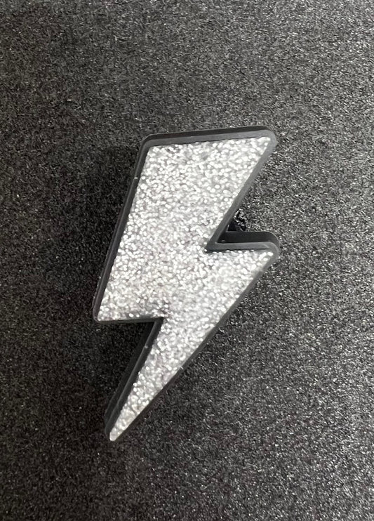 Silver Lightning Bolt