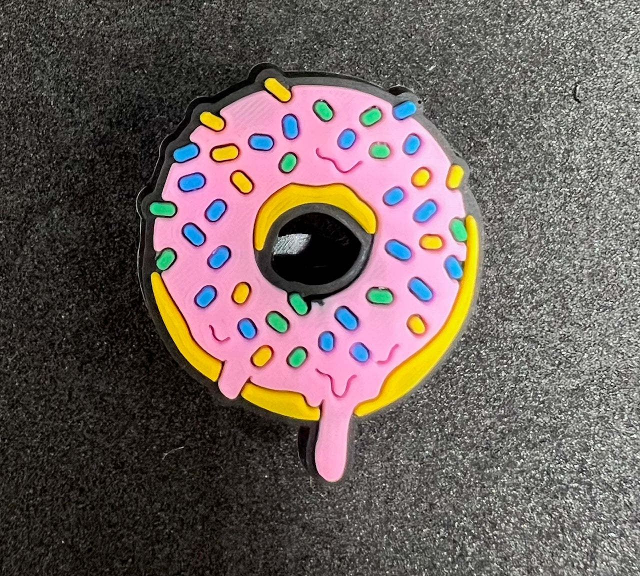 Light Pink Drip Donut