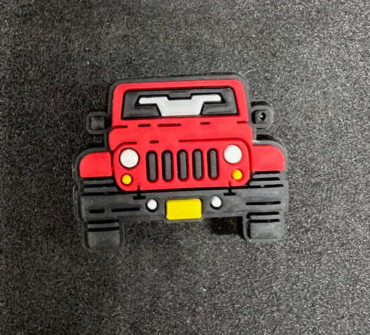 Red Jeep Charm