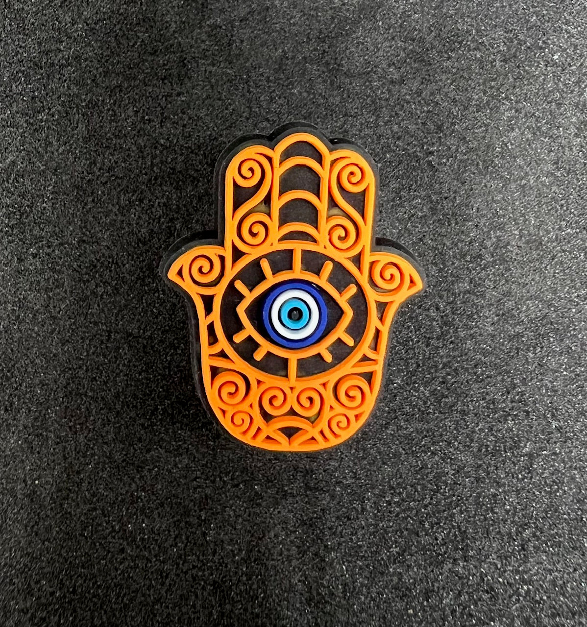 Orange Hamsa Hand