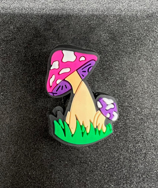 Pink Mushroom Charm