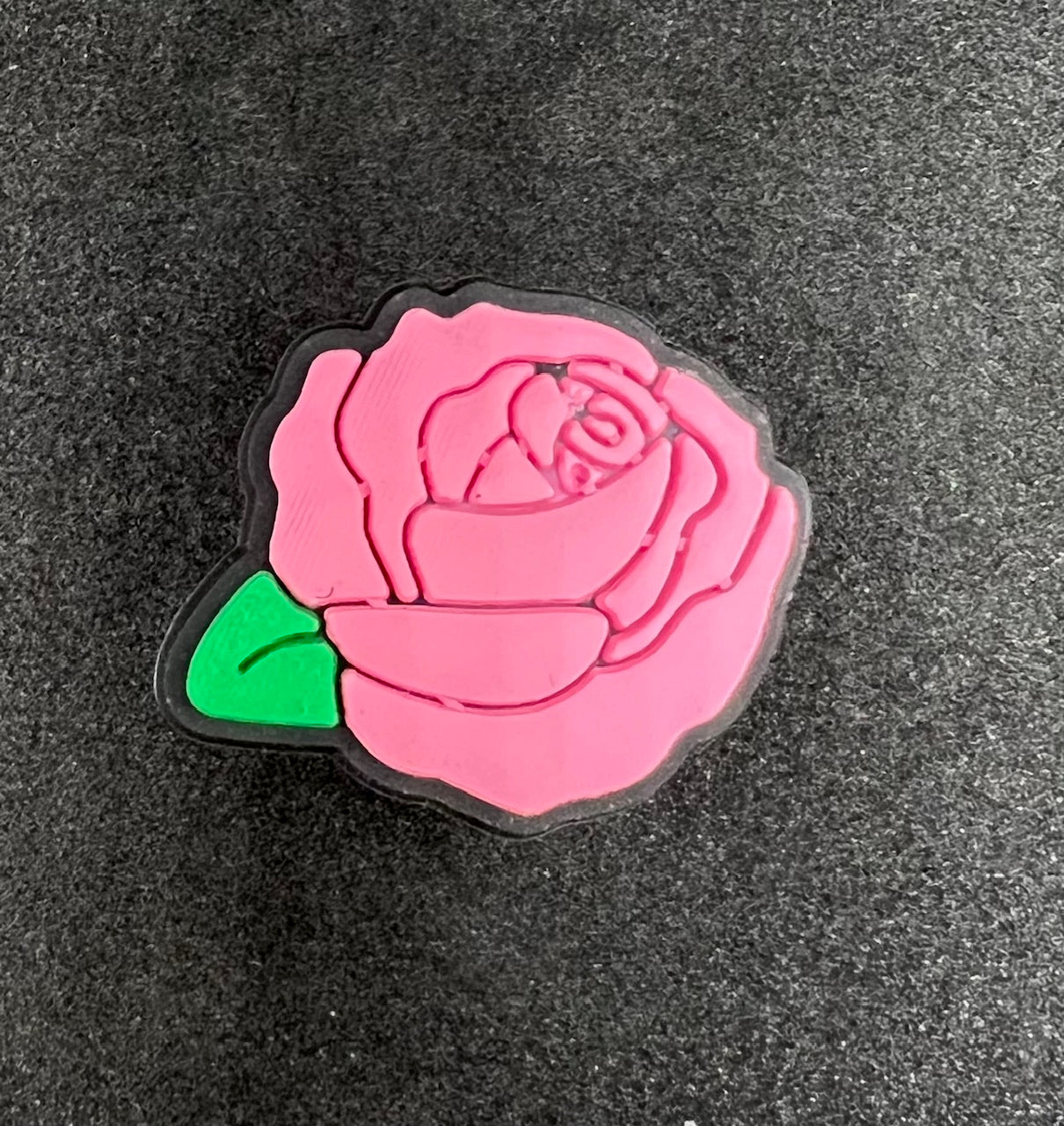 Pink Rose Charm