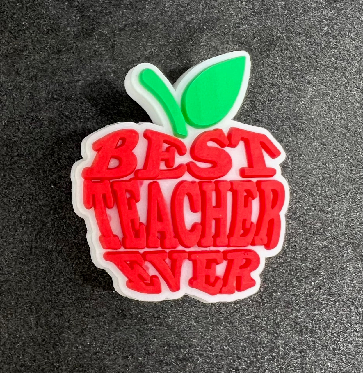 Best Teacher Ever - Apple Charm