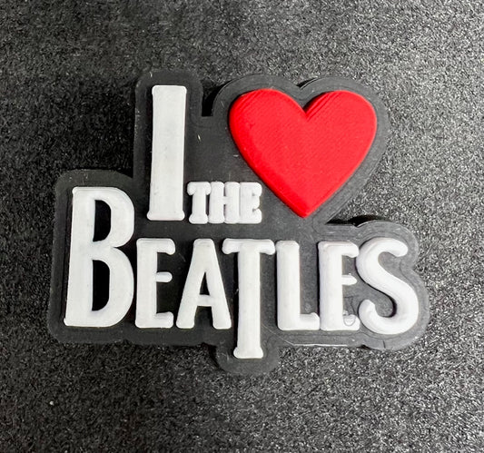 I heart Beatles Charm