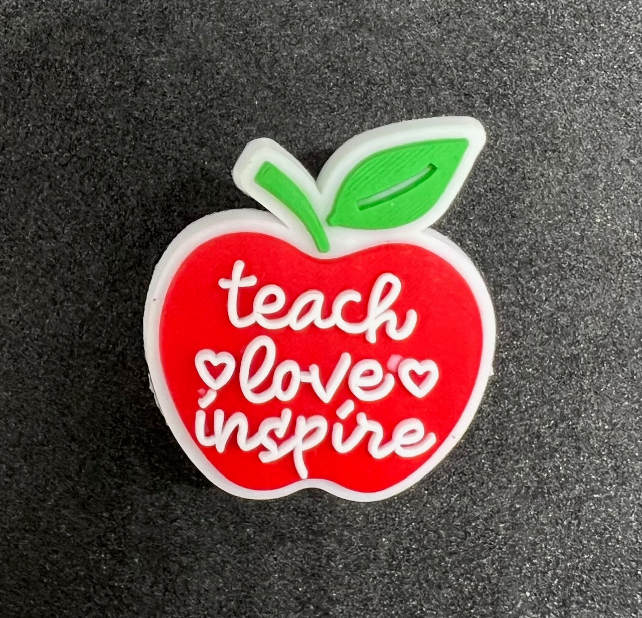 Teach Love Inspire Apple Charm