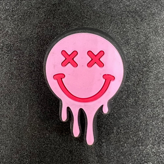 Pink Drip Face Charm